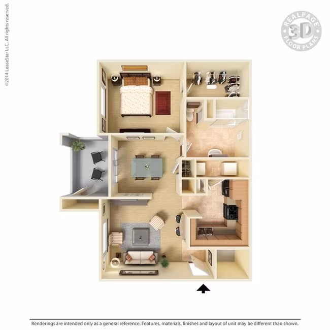 Unit 1723 1211 floor plan